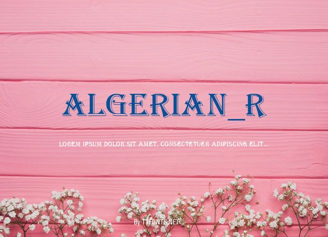 Algerian_R example