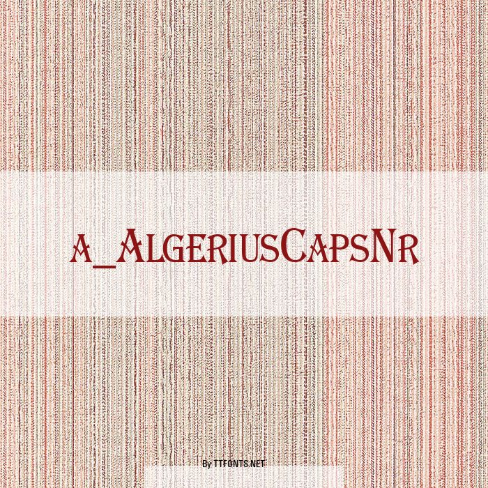 a_AlgeriusCapsNr example