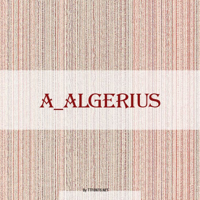 a_Algerius example