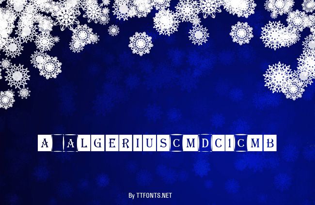 a_AlgeriusCmDc1Cmb example