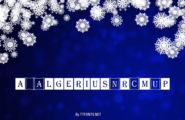 a_AlgeriusNrCmUp example