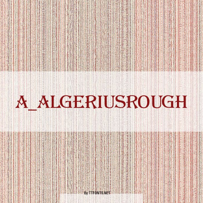 a_AlgeriusRough example