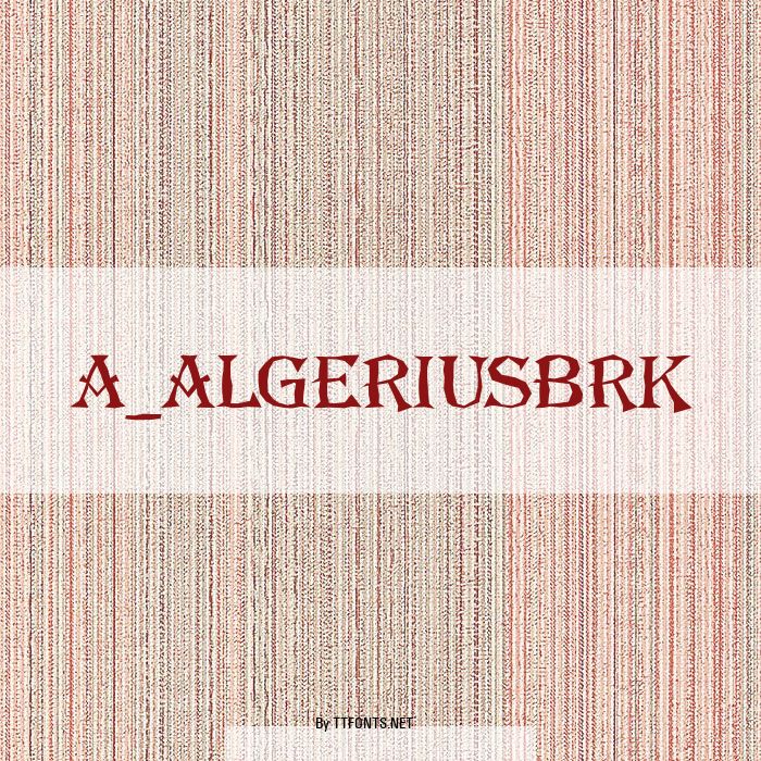 a_AlgeriusBrk example