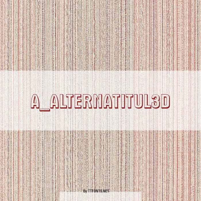 a_AlternaTitul3D example