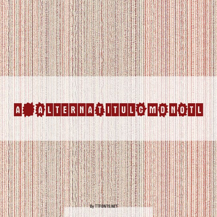 a_AlternaTitulCmDnOtl example