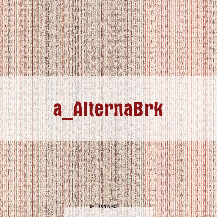 a_AlternaBrk example