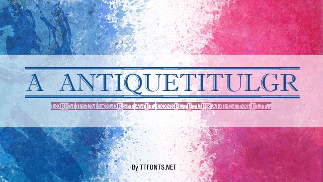a_AntiqueTitulGr example