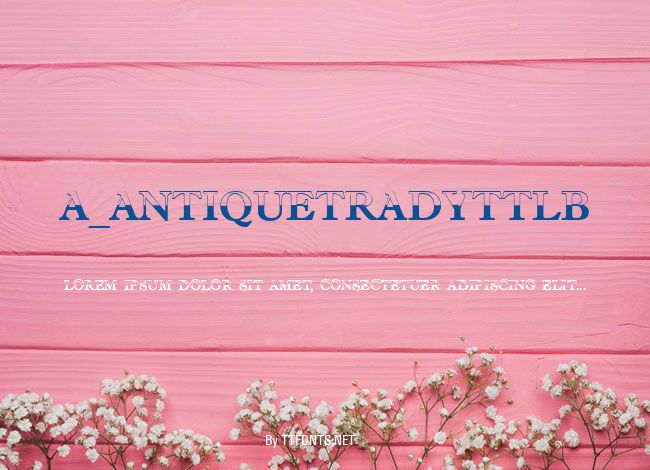a_AntiqueTradyTtlB&W example