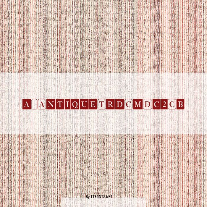 a_AntiqueTrdCmDc2Cb example