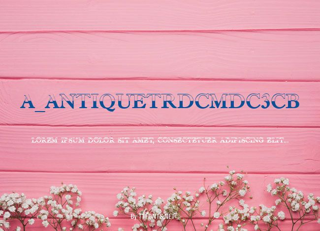 a_AntiqueTrdCmDc3Cb example
