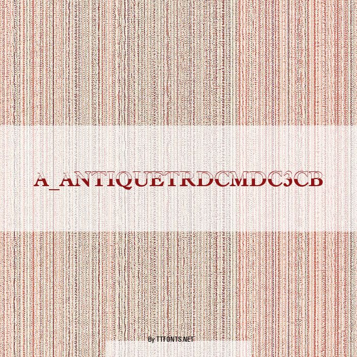 a_AntiqueTrdCmDc3Cb example