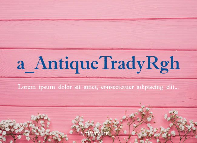 a_AntiqueTradyRgh example