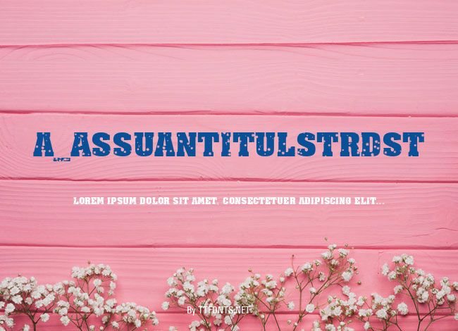 a_AssuanTitulStrDst example