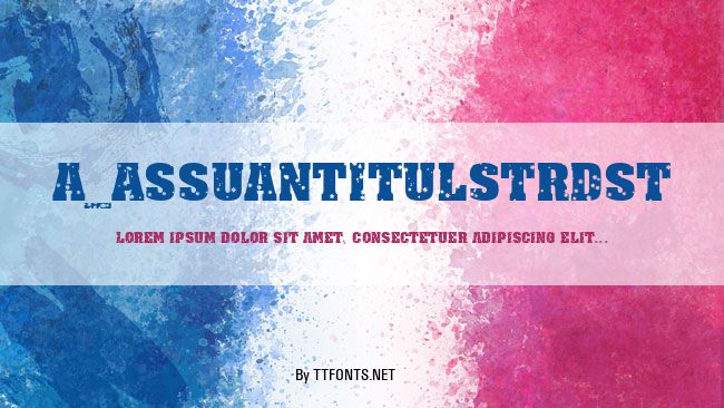 a_AssuanTitulStrDst example