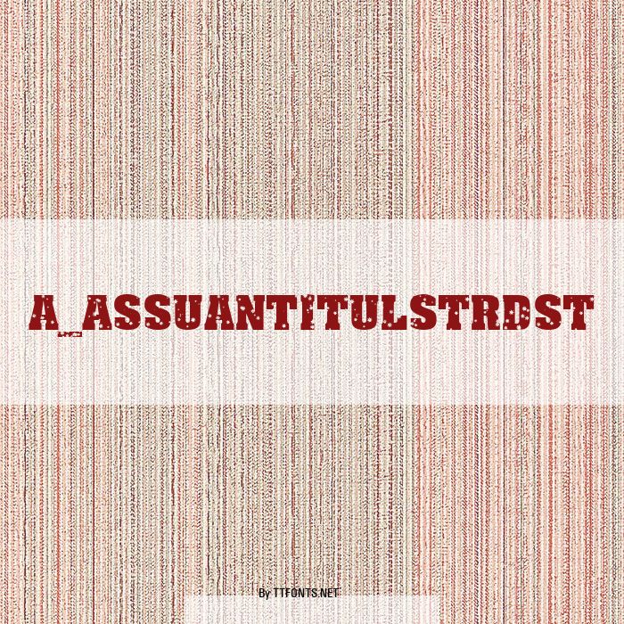 a_AssuanTitulStrDst example