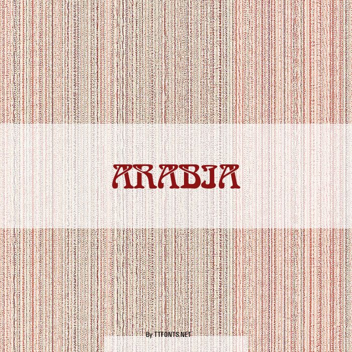 ARABIA example