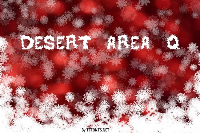 DESERT AREA-Q example