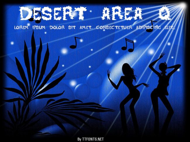 DESERT AREA-Q example