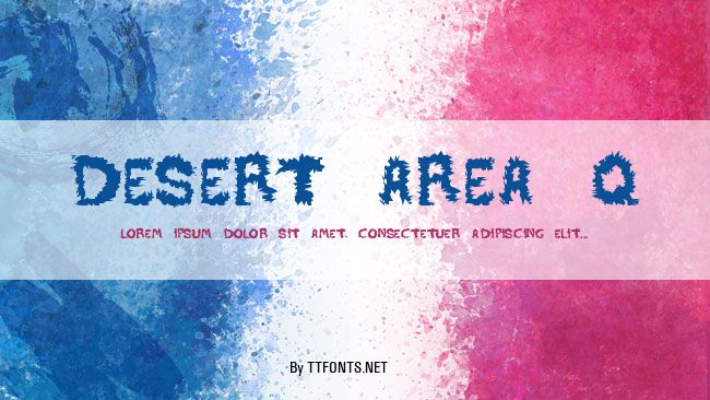 DESERT AREA-Q example