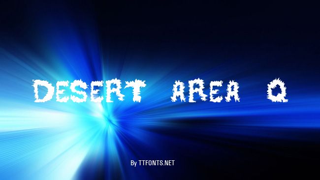DESERT AREA-Q example