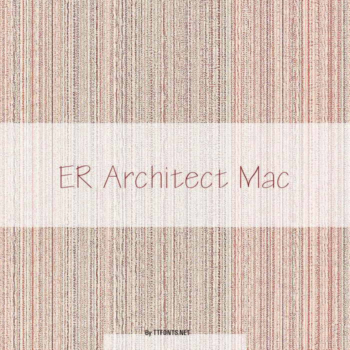 ER Architect Mac example