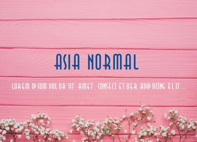 Asia Normal example