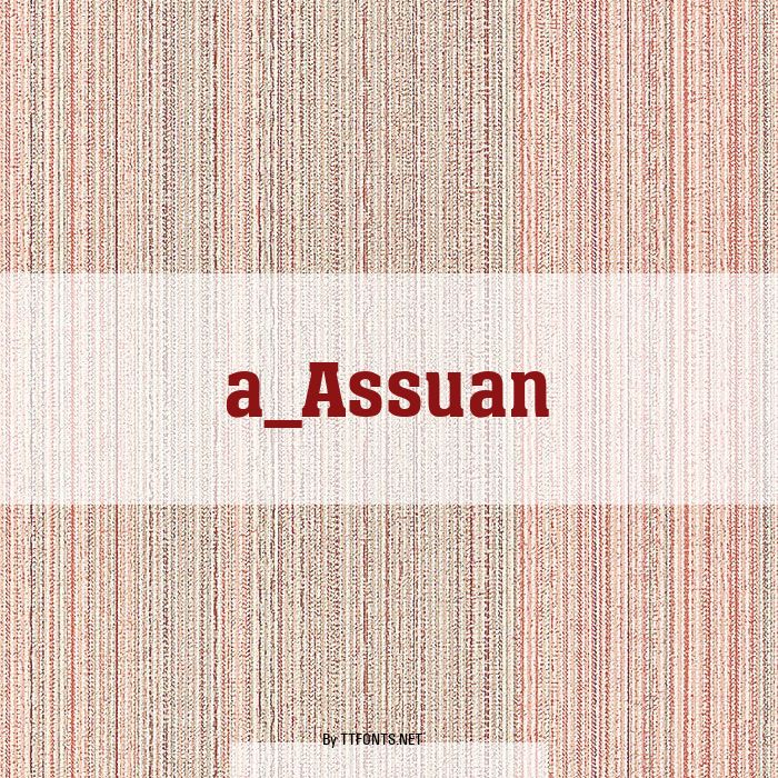 a_Assuan example