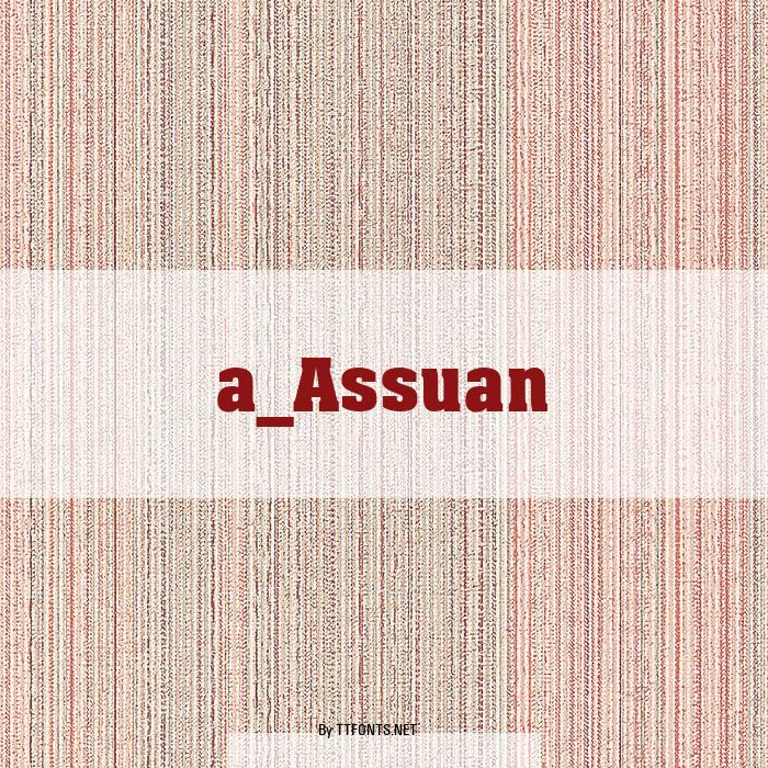 a_Assuan example