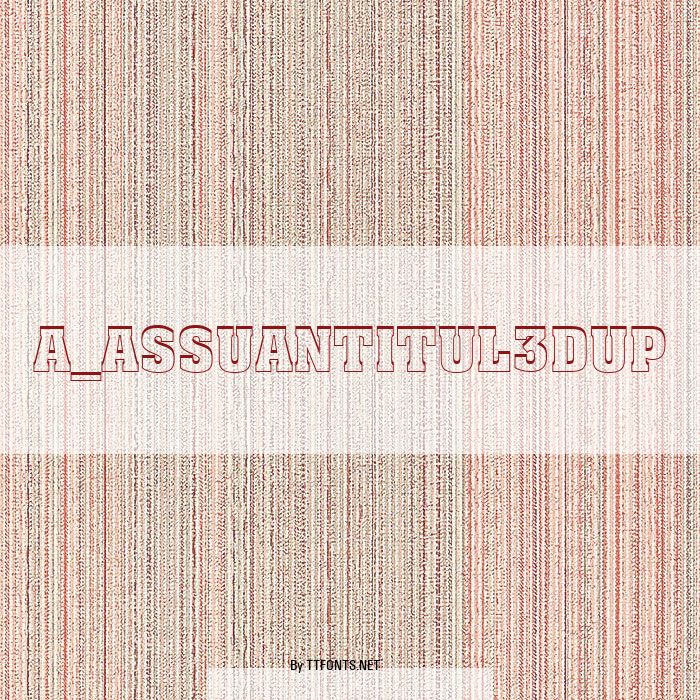 a_AssuanTitul3DUp example