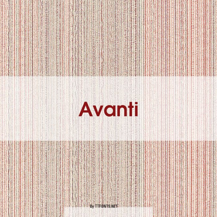 Avanti example