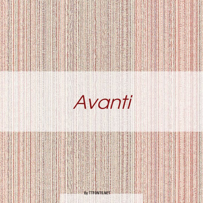 Avanti example