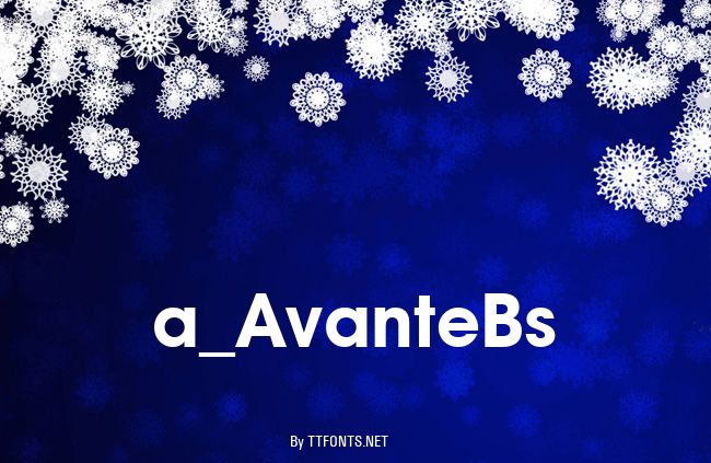 a_AvanteBs example