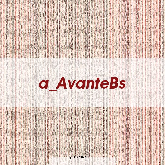 a_AvanteBs example