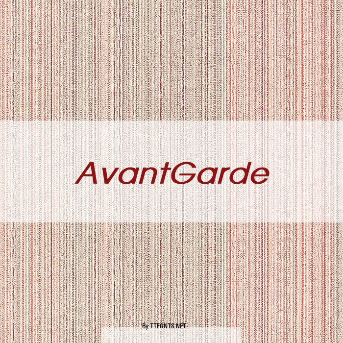 AvantGarde example