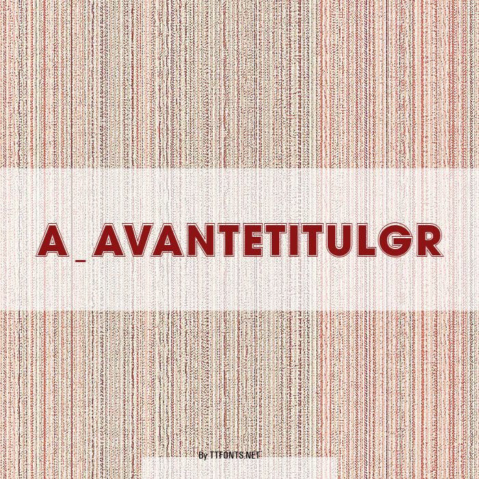 a_AvanteTitulGr example