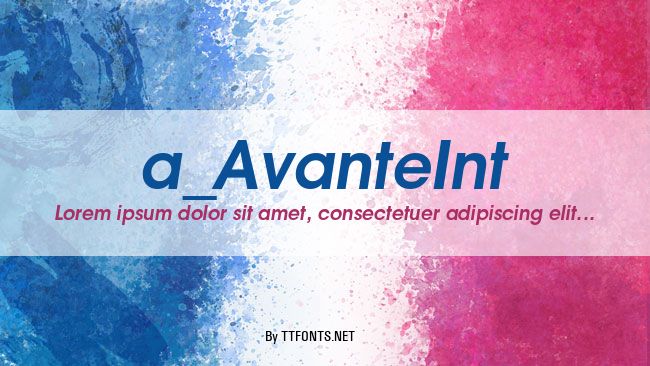 a_AvanteInt example