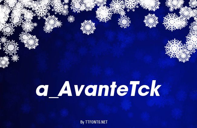 a_AvanteTck example