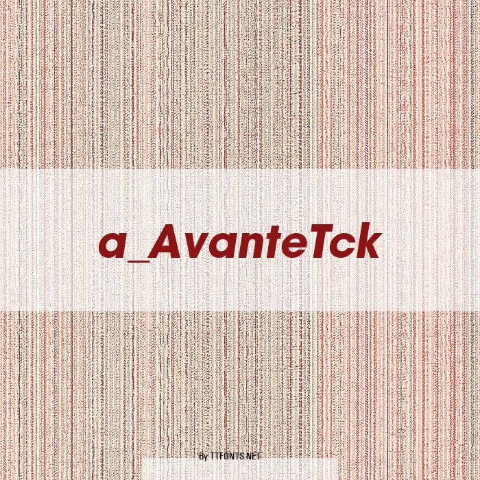 a_AvanteTck example