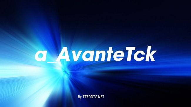 a_AvanteTck example