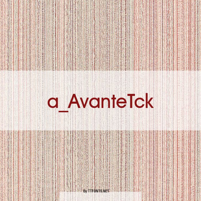 a_AvanteTck example