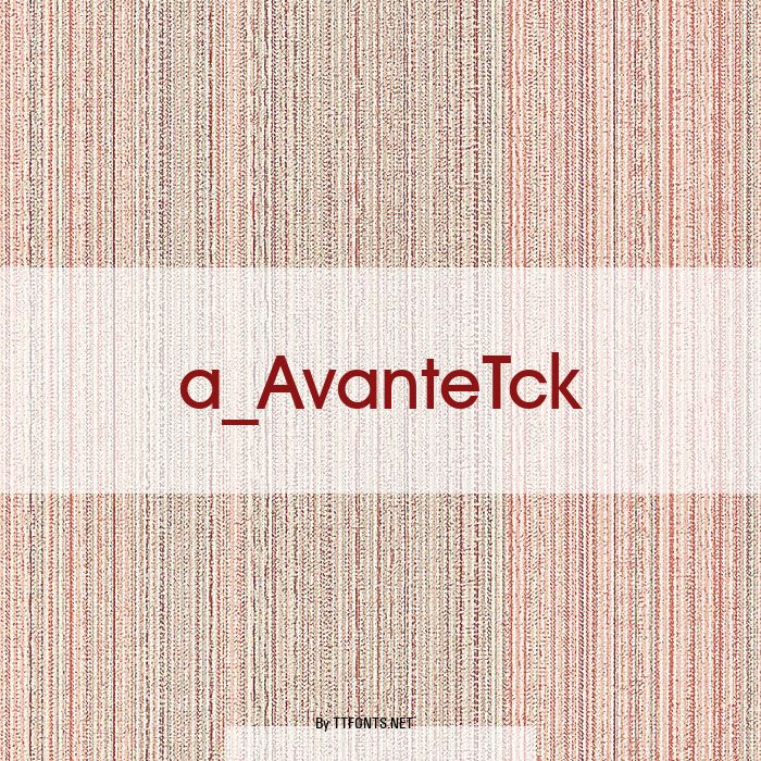 a_AvanteTck example