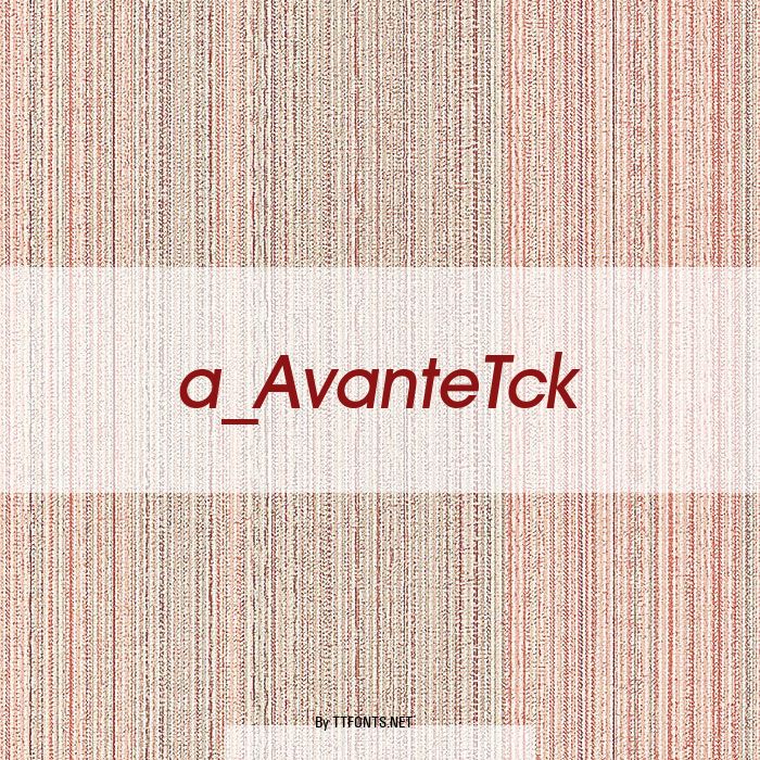 a_AvanteTck example