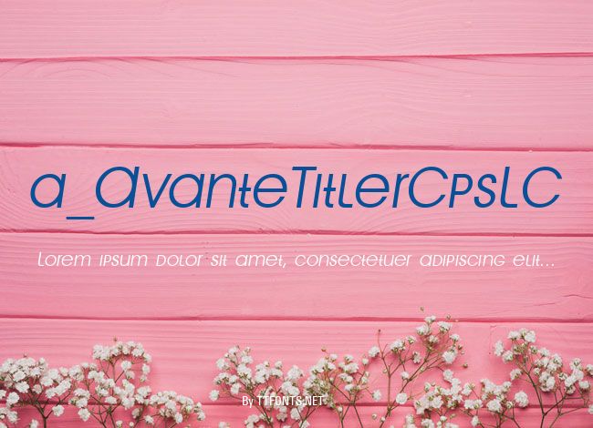 a_AvanteTitlerCpsLC example