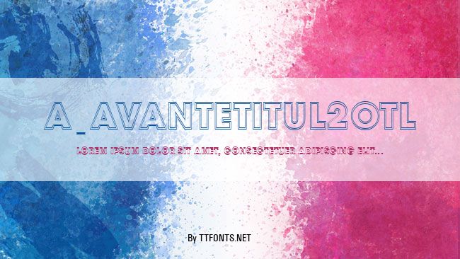 a_AvanteTitul2Otl example