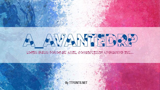 a_AvanteDrp example