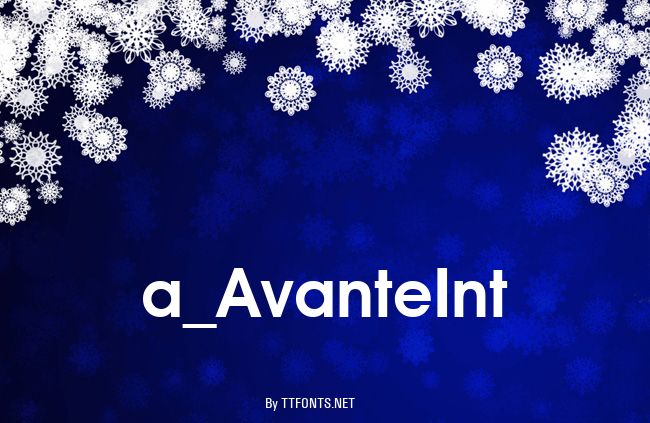 a_AvanteInt example