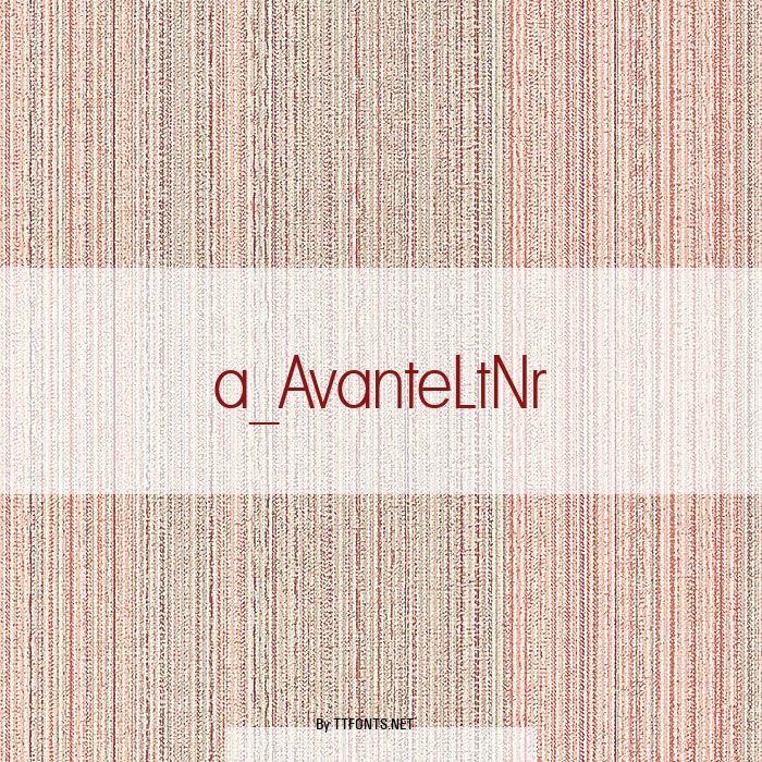 a_AvanteLtNr example