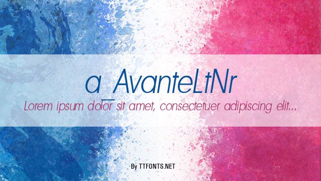 a_AvanteLtNr example