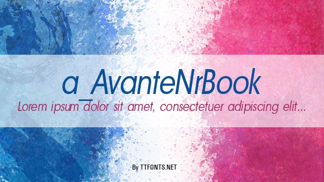 a_AvanteNrBook example
