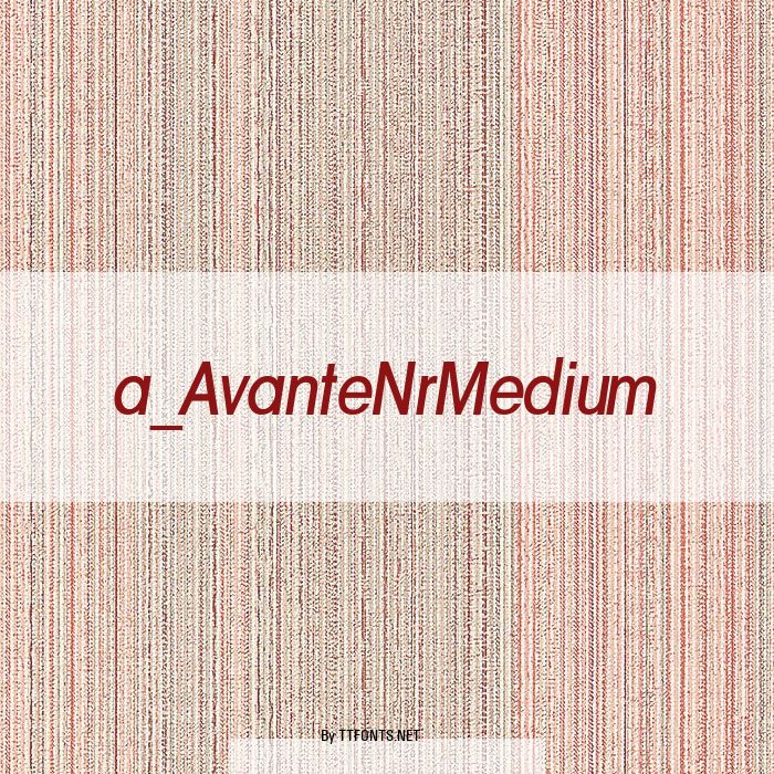 a_AvanteNrMedium example